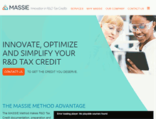 Tablet Screenshot of massietaxcredits.com